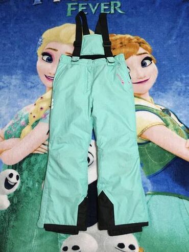 Northville ski pantalone, vel.134(9god. ). Pastelno zelena, obeležena