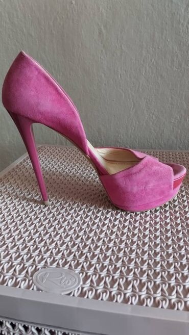 туфли на каблуке 41 размер: Туфли 39, цвет - Розовый