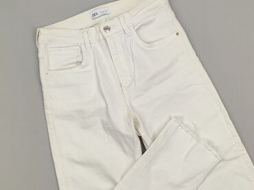 klapki zara z futerkiem: Zara, Jeansy damskie, rozmiar XS