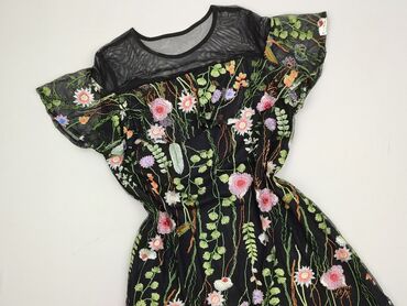 sukienki czarne z piórami: Women`s dress, M (EU 38)