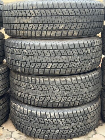 Диски: Шины 225 / 60 / R 18, Зима, Б/у, Комплект, Легковые, Япония, Bridgestone