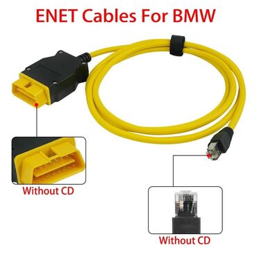 bmw islenmis ehtiyat hisseleri: BMW ENET diaqnostika kabeli. Gizli məlumat ötürmə kabeli ENET BMW, F