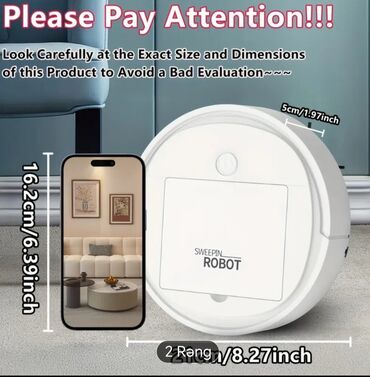 Tozsoranlar: Süpürən Robot – ev üçün avtomatik təmizlik qurğusu Xüsusiyyətlər: - — 2
