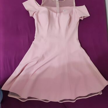 metalni kais za haljinu: L (EU 40), bоја - Roze, Večernji, maturski, Kratkih rukava
