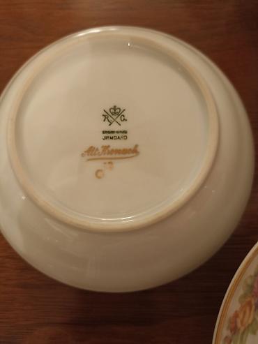 Çay dəstləri və servizlər: Çay dəsti, rəng - Ağ, Farfor, 6 nəfərlik, Almaniya — 8