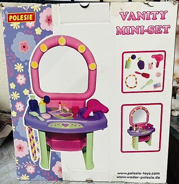 07 oyuncaq: Polesie Vanity Mini-Set – uşaq üçün vizaj və gözəllik masası dəsti - — 1