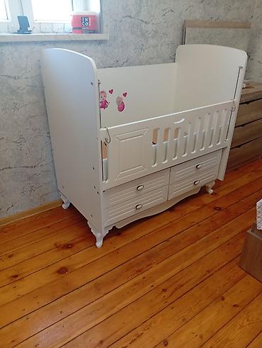asılqan qarmaq: Uşaq beşiyi – Baby Mood brendi - Material: ağ rəngli MDF/LDSP — 3