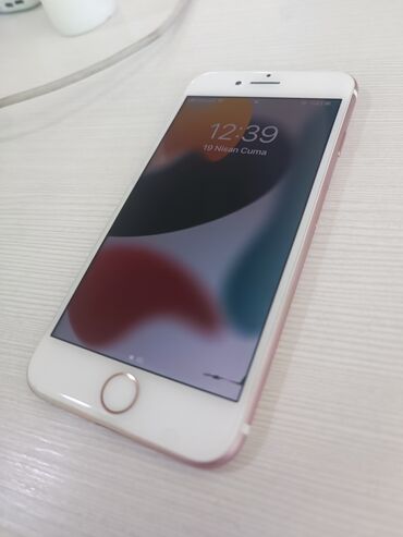 iphone чехол чёрный: IPhone 7, 32 ГБ, Розовый, Отпечаток пальца