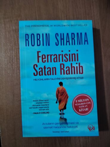 Книги, журналы, CD, DVD: 💥Yeni gəldi💥 📚Robin Sharma-Ferrarisini satan rahib 🚇Metrolara