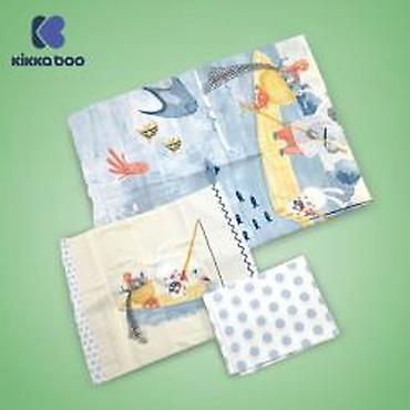 plasticno bure: KIKKA BOO The Fish Panda – komplet posteljine sa ogradicom, 6 delova — 3