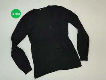 Bluza, S (EU 36), wzór - Jednolity kolor, kolor - Czarny