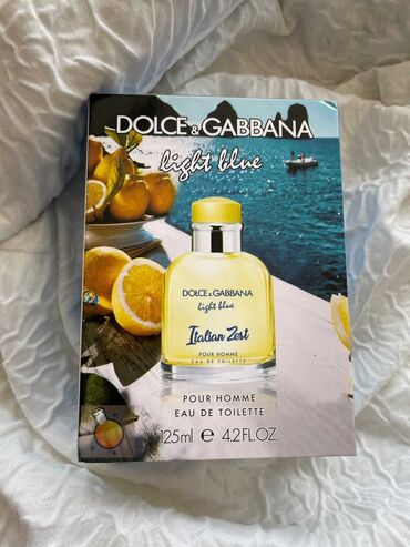 Ətriyyat: DOLCE&GABBANA ITALIAN ZEST 125ML EDT Limited Edition.Bağlı qutudur