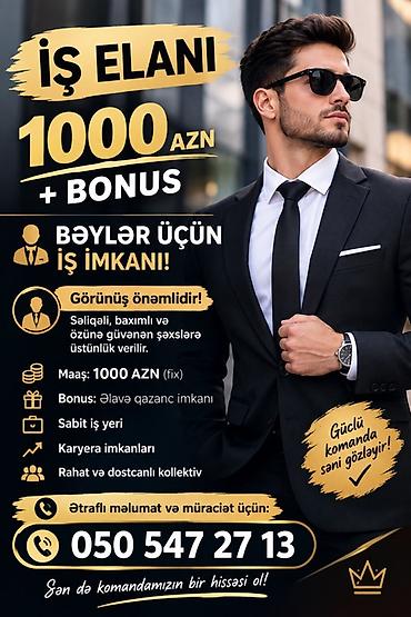kureci teleb olunur: Çağrı mərkəzi operatoru tələb olunur, Yalnız qadınlar üçün, İstənilən yaş, Təcrübəsiz, Aylıq ödəniş — 2