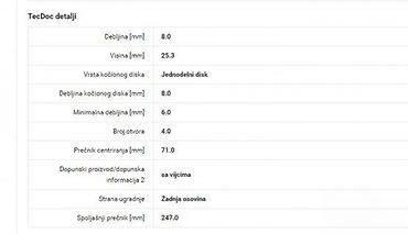 pedale: KOCIONI DISK PEUGEOT 206 1.6 | Kocioni disk Peugeot 206 1.6 — 2