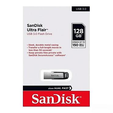 Druga oprema za računare i laptopove: SanDisk Ultra Flair USB 3.0 flash memorija – 128 GB - Brzina čitanja — 1
