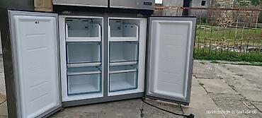 Soyuducular: İşlənmiş 4 qapılı Midea Soyuducu Satılır, rəng - Boz — 4
