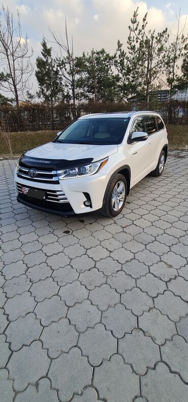 Toyota: Toyota Highlander: 2018 г., 3.5 л, Вариатор, Гибрид, Внедорожник