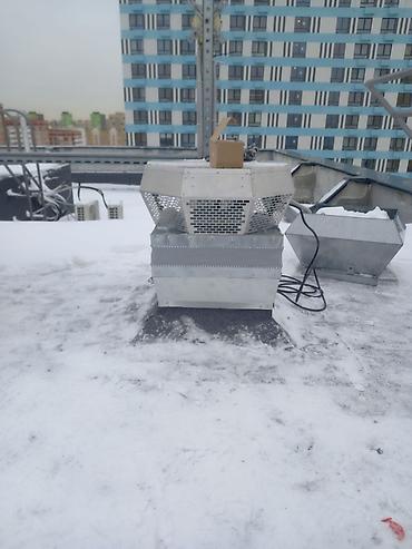 Установка вытяжек и вентиляции: Крышные вытяжные вентиляторы с комплектом фильтров и воздуховодов — 2