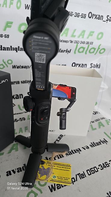 Telefon üçün stabilizatorlar: Aochuan Smart XE – 3 oxlu smartfon stabillayzer. məhsul yenidir — 10