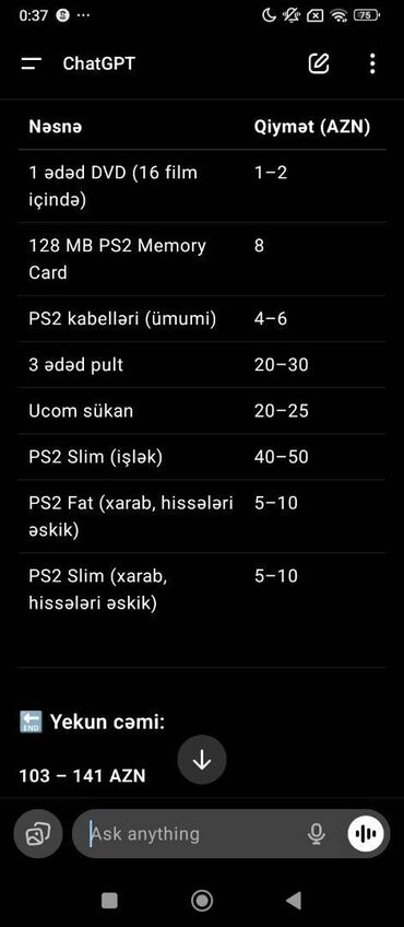 PS2 3 ədəd 2 si xarabdı problemi içində 3 ədəd pult memory card