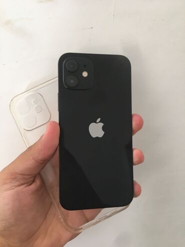 Apple iPhone: IPhone 12, 64 GB, Black Titanium, Simsiz şarj, Face ID