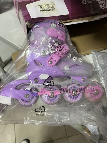 ботсы ролики: Детские раздвижные роликовые коньки TuoCene (фиолетово-розовые) -