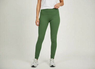 spodnie dresowe wysoki stan: Leggings, Лосини Спортивні жіночі, розмір M