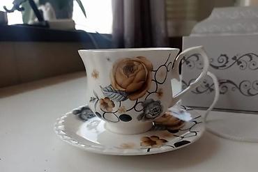 Qab-qacaq və mətbəx ləvazimatları: Çay dəsti, rəng - Ağ, Farfor, Epiag, 2 nəfərlik, Çexiya — 3