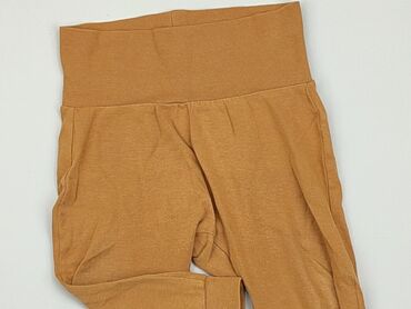 brązowe skórzane spodnie: Spodnie dresowe, H&M, 6-9 m, stan - Dobry
