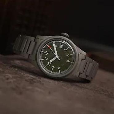 Ručni satovi: AKCIJA - Boderry Landmaster A14T - 38mm - Zelena - Titanium — 17