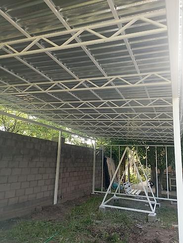 Сварка: Прочный металлический каркас, предназначенный для создания навесов и — 5