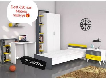 aslanoğlu mobilya: Oğlan və qız üçün, Yazı masası, Dolab, Tumba, Azərbaycan, Yeni