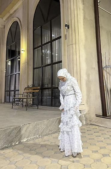 дордой платье: Вечернее платье, Длинная модель, Шифон, С рукавами, S — 2