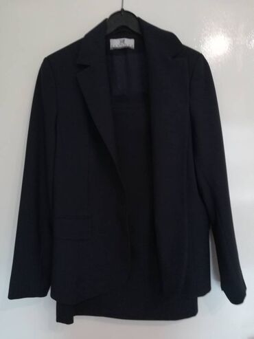Suits: M (EU 38), Wool, Single-colored, color - Black