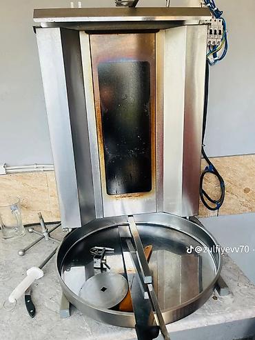 kafe aparati: Salam dönər aparatı toster nerj stol ve dönər bıçağı bıçaq itələyən — 1