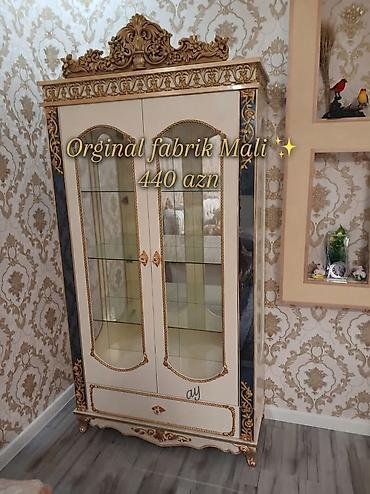 servant dolabı: Klassik üslubda vitrin şkaf - “Original fabrik malı” yazılı model - — 1