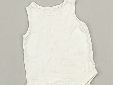 białe body na ramiączkach 68: Body, F&F, 6-9 m, 
stan - Dobry