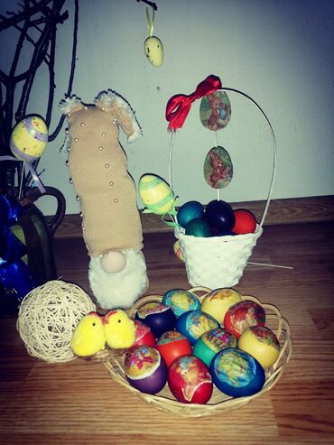 materijal za zavese na metar: Easter decoration, color - Multicolored, New