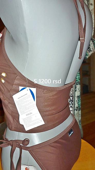 kupaci cacak: Ženski dvodelni kupaći kostim – tankini set - Boja: čokoladno braon - — 1