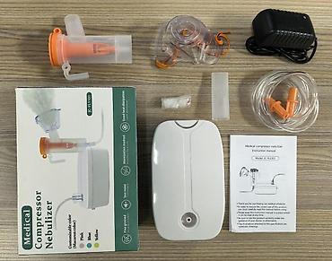 Ингаляторы, небулайзеры: Небулайзер ингалятор новые доставка 24/7 Бишкек, компрессорный — 4