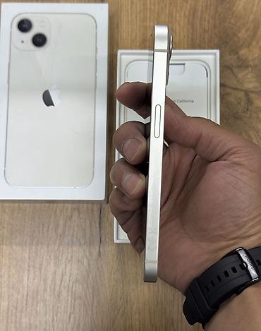 iphone qq: IPhone 13, 128 GB, Ağ, Zəmanət, Simsiz şarj, Face ID — 7