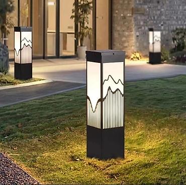 led свет: Декоративная ландшафный светильник сталба для дом и сада освещения — 1
