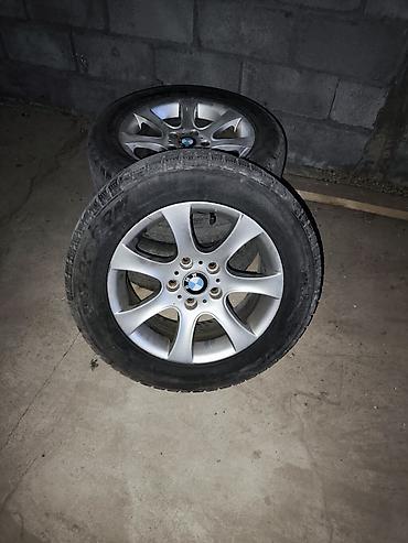 Шиналар жана дисктер: Дөңгөлөктөр монтажда 225 / 55 / R 16, Winter stud, Колдонулган, Комплект, Жеңил унаалар, Куйма, тешиктери - 5 — 2