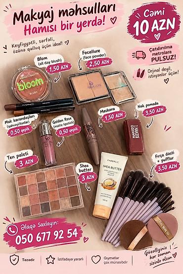 Makyaj məhsulları – hamısı bir yerdə! - Blom all day blush – 1,50 AZN