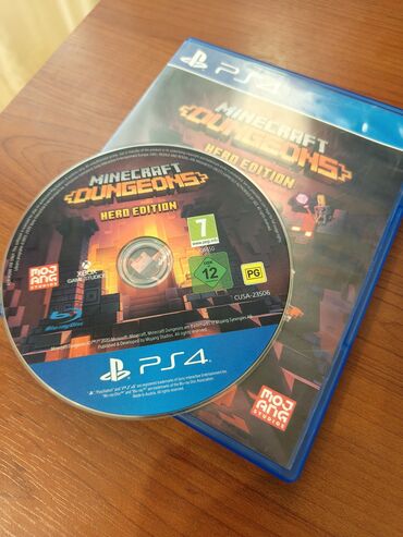 diş ağardan: PlayStation 4 üçün "Minecraft Dungeons Hero Edition" videooyun diski
