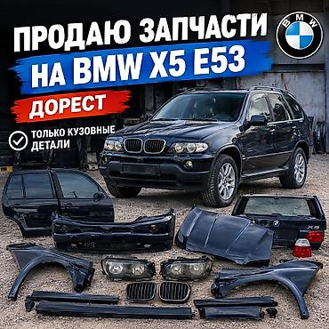 Кузовные запчасти для BMW X5 E53 (дорестайлинг). В наличии: -