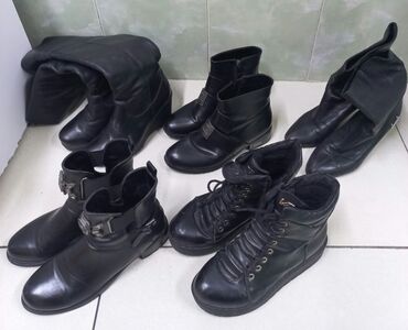 зимный обувь: Разная обувь, летняя, осенняя, зимняя, размеры 36-37, цена 100- 400