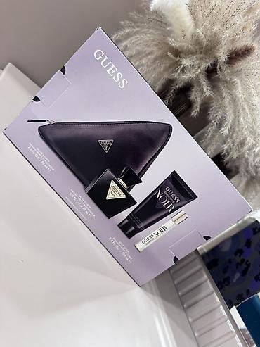 ev ətirləri: GUESS Noir qadın ətir dəsti Original Dəstin məzmunu: - Guess Noir Eau — 1