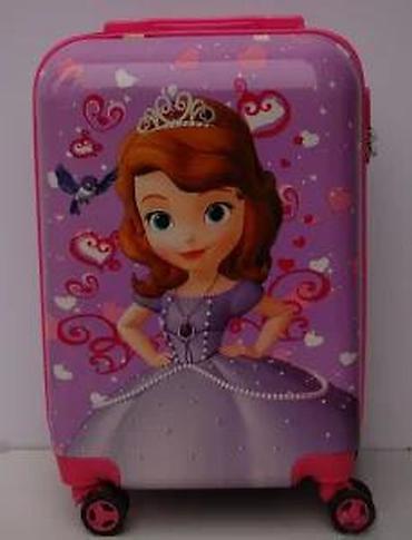 Rančevi, torbe i koferi: Dečiji set kofera sa motivom Sofije Prve, idealan za putovanja. Set — 20