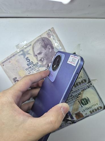 Уюлдук телефондор жана аксессуарлар: Vivo Y02, Колдонулган, 32 ГБ, түсү - Көгүлтүр, 1 SIM, 2 SIM — 4